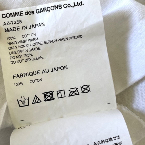 Comme Des Garcons Play Peeping Heart Long Sleeve T-shirt - Picture 12 of 15